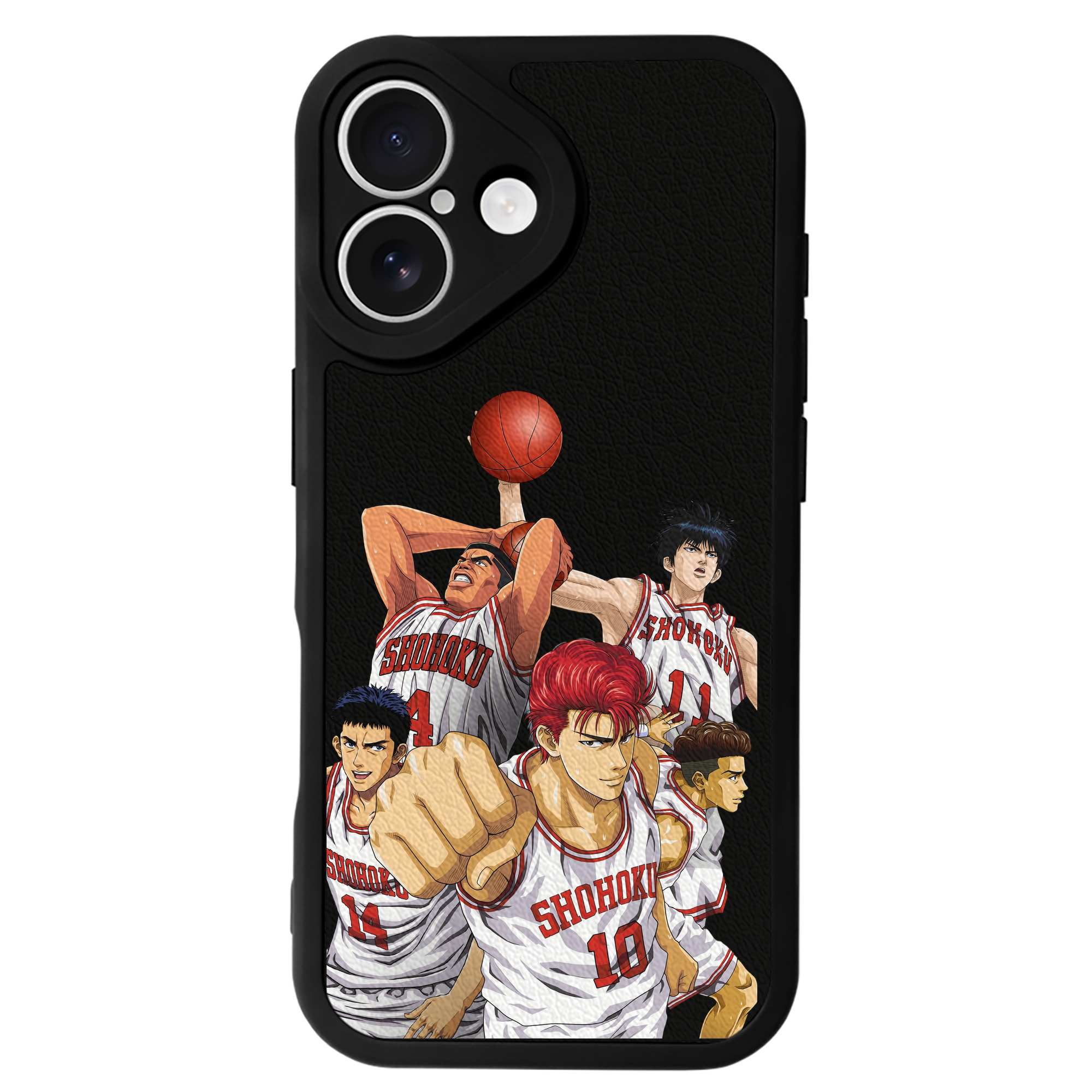 （画像用） SLAM DUNK／スラムダンク 【iPhone 16シリーズ対応】シリコンスマホケース（レザー調） 材質：シリコン
